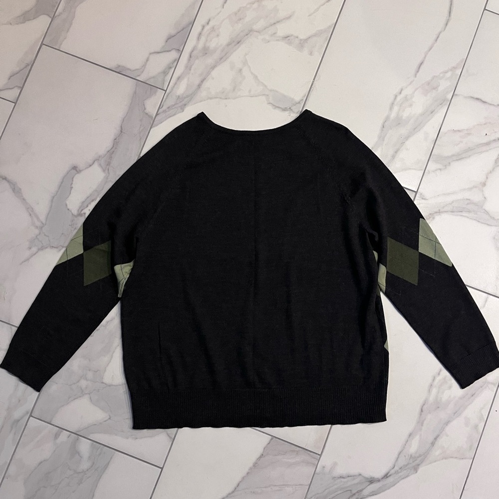 Pendleton Plus Checkered 100% Wool Pull Over - image 4